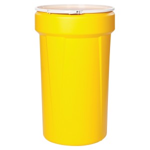 55 Gallon Open Head Poly Drum with Ring