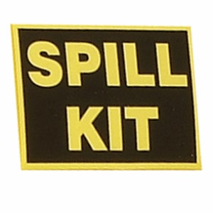 Spilltech  A-KITLABEL Spill Kit Label A-KITLABEL, Spilltech, Absorbents, Sorbents, Industrial Safety, Spills, Cleanup, Spill Cleanup