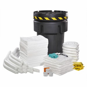 Oil-Only 95-Gallon Recycled OverPack Salvage Drum Spill Kit Oil-Only 95-Gallon Recycled OverPack Salvage Drum Spill Kit