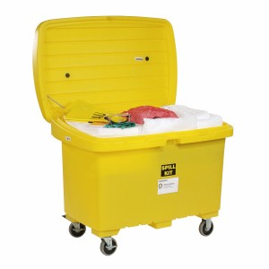 Oil-Only Spill Cart Kit with 5in Wheels