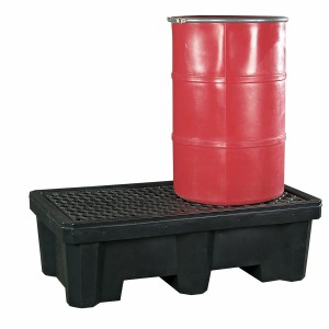 2-Drum Spill Pallet With Drain 2-Drum Spill Pallet With Drain