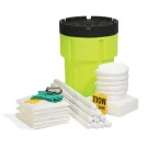 Oil-Only 65-Gallon Hi-Viz OverPack Drum Spill Kit